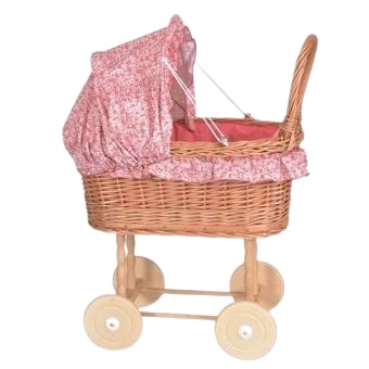 Rieten poppenwagentje julia Rieten poppenwagentje julia