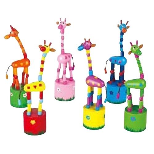 houten drukpoppetje giraffe