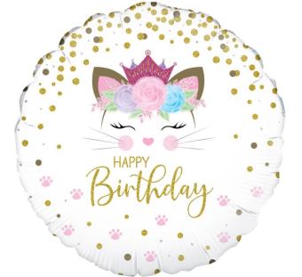 folieballon-verjaardag-floral-kitten