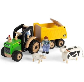 tidlo-tractor-met-aanhangwagen